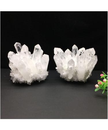 Gift Natural Beautiful White Crystal Cluster Quartz Raw Ore Home Decor Crafts Ornaments Specimens for Healing Crystals (Size : 600-700g) - Buy Online on SooperMarket.com