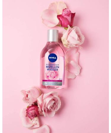 Nivea Rose Water Micellar Water 400ml - Gentle Facial Cleanser with Micellar Technology & Natural Rose Water - Buy Online on SooperMarket.com