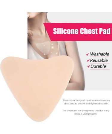 Silicone Heart-Shaped Chest Wrinkle Patch | Anti Cleavage Wrinkles Pad | Reusable Overnight Treatment - Buy Online on SooperMarket.com