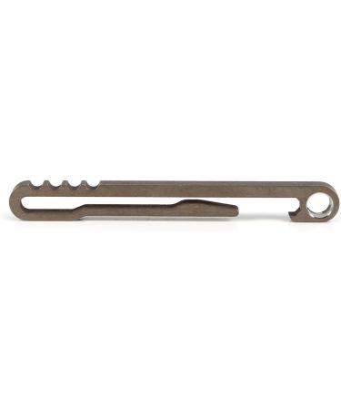 2Pcs Titanium EDC Keychain Bottle Openers | Multi-Functional Belt Clip for Camping & Home - Buy Online on SooperMarket.com
