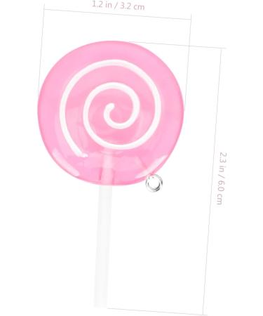 VINTORKY 6pcs Lollipop Model Kids Toy Mini Lollipops Embellishments Diy Lollipops Pendant Fake Lollipops Lollipop Props Wall Decor Christmas Candy Cane Toys Supplies Plastic Child Dessert - Buy Online on SooperMarket.com