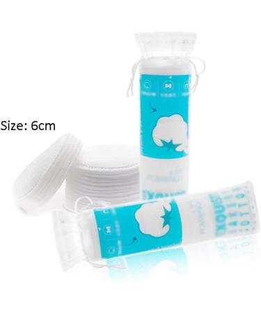 Portable Cleansing Cotton 100pcs Soft Pure Cotton Facial Pads Soft Cotton Round Cleansing Pads Dual Sides Allowing Surface Use Cotton Pads Soft Comfortable (Color : White Size : 6cm) 6cm White - Buy Online on SooperMarket.com
