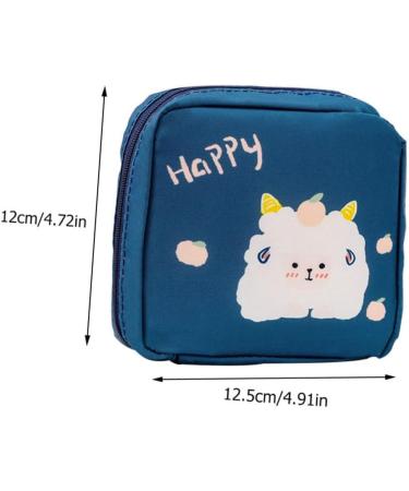 2pcs Napkin Storage Bag Zippered Wallets for Women | Mini Wallet & Makeup Bag Set | Large-capacity Menstrual Pad Pouch Coin | Ladies Wallets & Coin Purse - Buy Online on SooperMarket.com