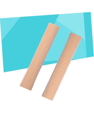 Healeved 2pcs Toe Cushion Tube Set - Toe Pad & Sleeve Protectors for Toes Care in Khaki Foam & Silicone Gel - Buy Online on SooperMarket.com