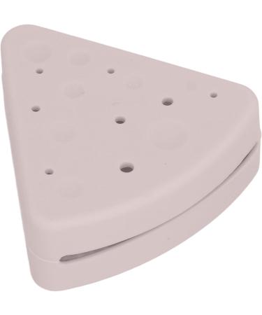 Triangular Powder Storage Box Puff Holder Easy to Clean Convenient Double-sided Air Vent Smooth-closing Silicone Portable for Home Travel (Chocolate Color) - Buy Online on SooperMarket.com