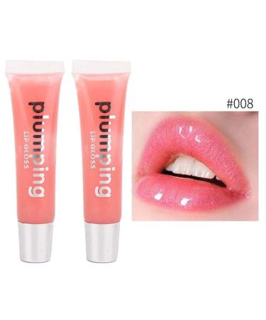 2pcs Lip Plumping Serum & Glitter Lip Gloss Set - Long Lasting Makeup for Full Lips - International Shipping Available - Buy Online on SooperMarket.com