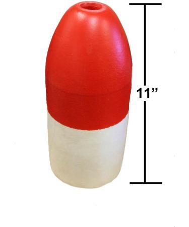 KUFA SPORTS 48" Flag Pole & 2 Piece 11" Red/White Float Combo - Buy Online on SooperMarket.com