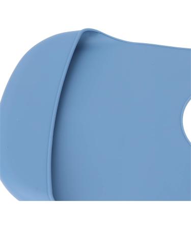 Elderly Silicone Bib Waterproof Elderly Bibs Prevent Food Falling Crumb Collector for Adults for Eating(blue) - Buy Online on SooperMarket.com