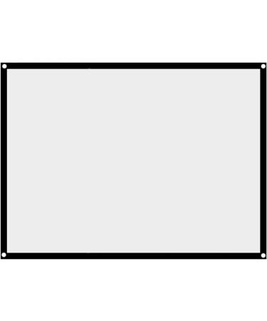 Portable 72-Inch Canvas Beamer Screen | Foldable Projector Canvas for Home Cinema | 60-100 Inch Projection Surface - Buy Online on SooperMarket.com