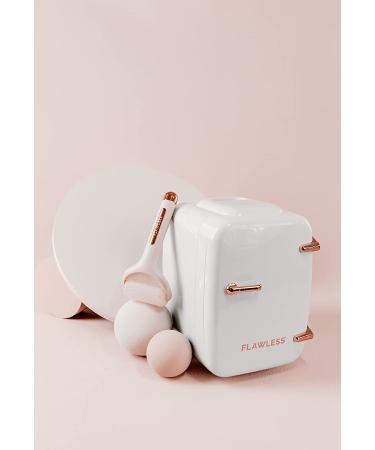 Finishing Touch Flawless Mini Beauty Fridge - White 4L | Skincare and Makeup Cooler - Buy Online on SooperMarket.com