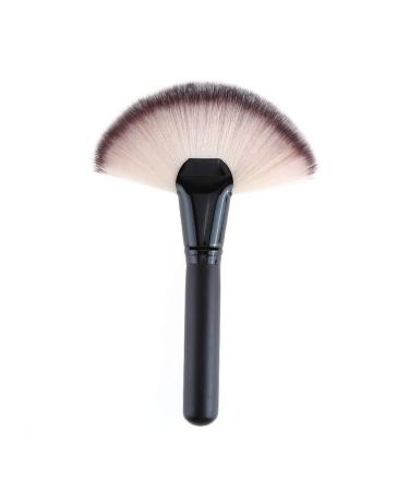 Makeup Brush Tools Fan Shape Brush Powder Foundation Brush Cosmetic Brush Black