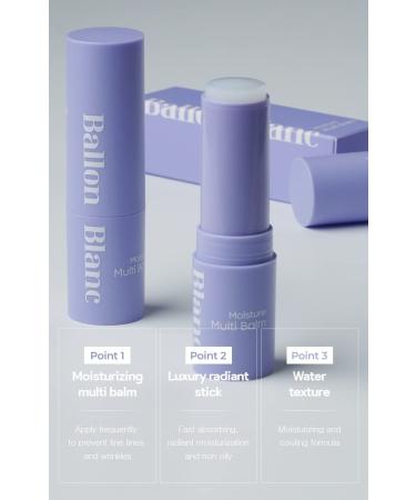 Ballon Blanc Blanc Therapy Moisture Multi Balm - Anti-Aging Wrinkle Balm Stick for Face & Neck - Korean Skin Care - Buy Online on SooperMarket.com