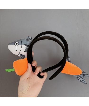 Buy WBTY Funny Carrot Hair Band - Colorful Washable Headband for Girls | Fits All Head Sizes | Unique Salty Fish Design - Buy Online on SooperMarket.com