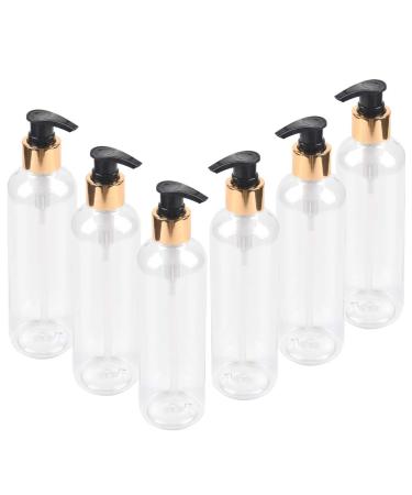 Cenben 6 pieces Pet Lotion bottle soap and lotion donor shower gel shampoo bottle 250ml transparent recyclable at home during the journey hand lotion container