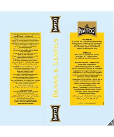 Natco Dried Chick Peas | A Good Source of Protein | A Good Source of Fibre | Packed in the UK | 5kg - Buy Online on SooperMarket.com