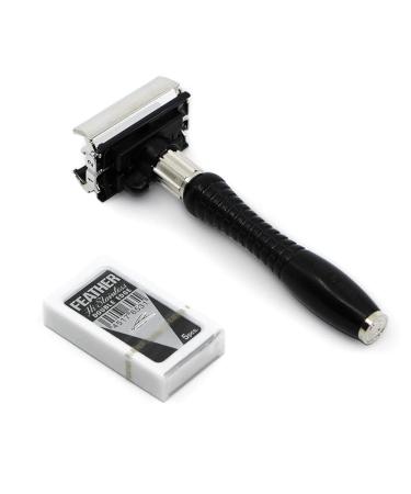 Feather Adjustable Double Edge Safety Razor - Premium Quality Shaving Tool - Buy Online on SooperMarket.com