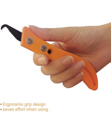 HEADLEY TOOLS Golf Grip Removal Hook Blade Utility Knife Set - 7 Hook Blades & 1 Handle - Regripping Golf Clubs - Orange - Buy Online on SooperMarket.com