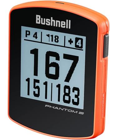 Bushnell Phantom 2 (Neon Orange) GPS Golf Handheld Power Bundle - 2021 Model | PlayBetter Portable Charger | Distance Rangefinder Device | Built-in Magnetic Mount | 38,000+ Courses | Accurate Distances - Buy Online on SooperMarket.com