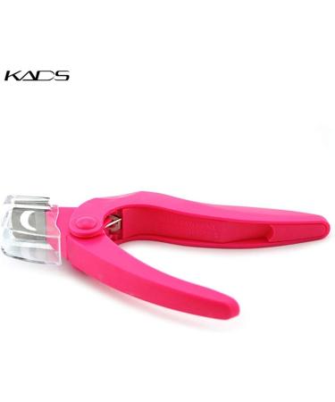 KADS Pink Nail Scissors for Acrylic Nail Art | Precision False Nail Clipper & Cutter for Manicure - Buy Online on SooperMarket.com