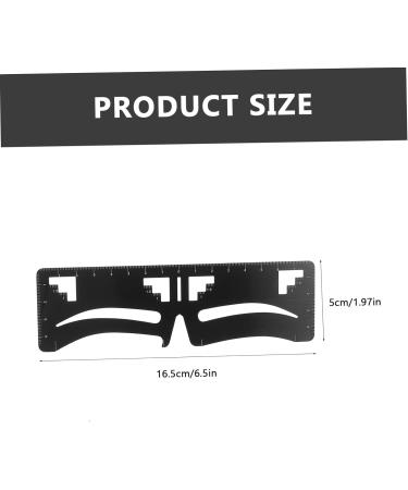 NOLITOY 6 Pcs Eyebrow Ruler Makeup Tools Eyebrow Shaping Template Makeup Assist Device Make up Card - Buy Online on SooperMarket.com