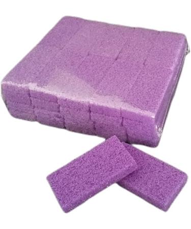 70-Piece Pedicure Exfoliator Kit: Disposable Pumice Stone, Sponge Scrubber, Callus Remover, Nail Files - Purple - Buy Online on SooperMarket.com
