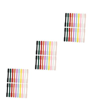Magiclulu 60 StK mask accessories Mask Extension Buckle Ear Protector for Mask Ball to extend the mask rope Mask strap Bucker Stress reducing mask belt 1.9x14.5cmx3pcs