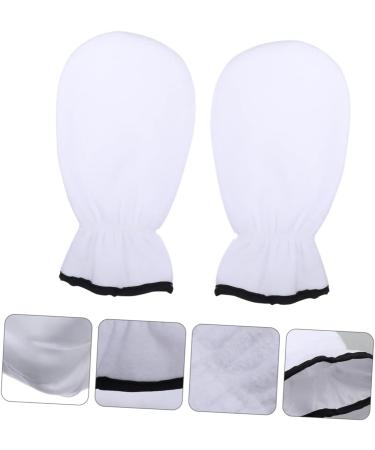 FOMIYES 4 Pairs Maintenance Care Gloves Mittens for Women Wax Spa Hand Cover Paraffin Heated Spa Mittens Paraffin Heated Hand Spa Mittens Hand Gloves Flannel Sock Essential Oil Work White - Buy Online on SooperMarket.com