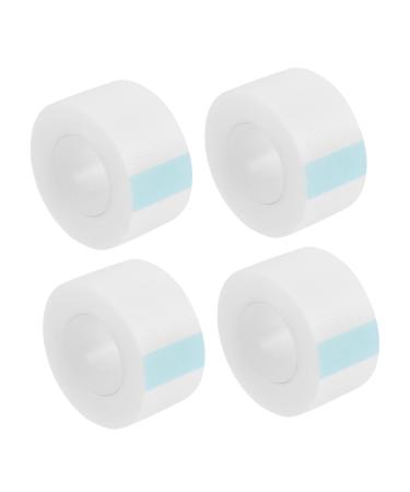 NOLITOY 4 Rolls White Painters Tape White Duct Tape Invisible Eyelid Tapes Invisible Eyelid Stickers Hair Modeling Body Medical Tape Adhesive Eyelid Tape Beauty Stickers or Girl