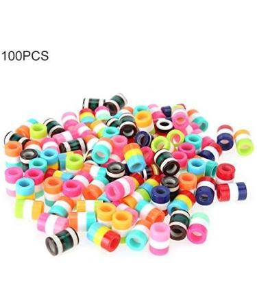 Hair Braid Beads Hair Accessories Colorful Braiding Beads Resin Beads for Decorating Hair African Style Hair Beads100pcs / set - Buy Online on SooperMarket.com