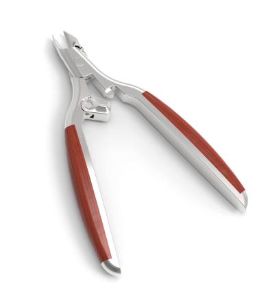 Professional Cuticle Nippers with Safe Lock Precision Stainless Steel Cuticle Trimmer Manicure Pedicure Tool for Fingernails