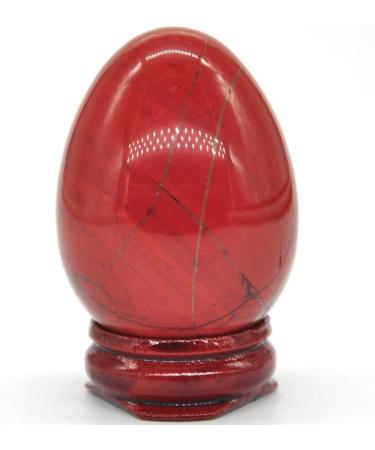 35x50mm Red Jasper Oval Natural Crystal Stone Mineral Specimen - Buy Online on SooperMarket.com