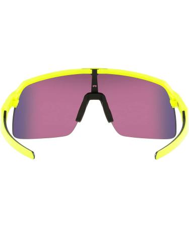 Oakley Unisex Sunglasses Matte Black Frame with Prizm Road Lenses - 39mm - Matte Neon Yellow - Buy Online on SooperMarket.com