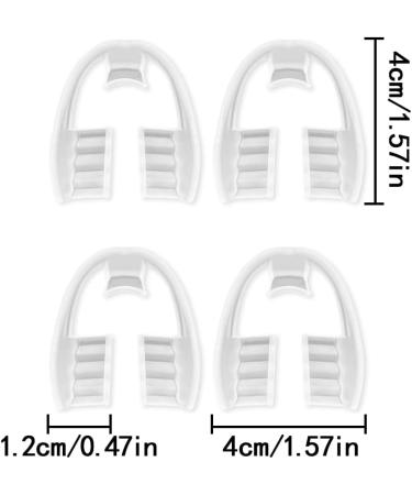 BEZANU Mouth Guard 6 PCS Comfort Anti Grinding Dental Night Guards for Bruxism and Teeth Clenching - Buy Online on SooperMarket.com