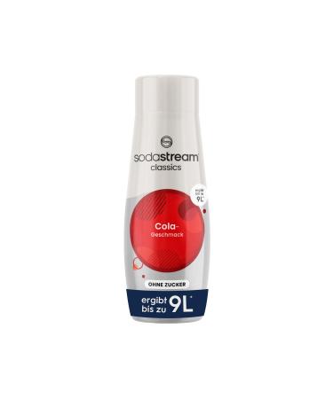 SodaStream syrup cola without sugar 1 bottle makes 9 liters of ready-to-drink beverage prepared in seconds and always fresh 440 ml
