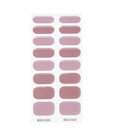 Semi Cured Gel Nail Polish Stickers Fashion Classical Nails Strips Waterproof Adhesive Full Wraps Gel Nail Art Stickers Semi Cured Gel Nail Strips Starter Kits BSG0320