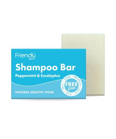 Peppermint and Eucalyptus Shampoo Bar - 3.35 oz - Lite Blue