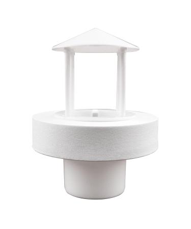 mayDONG Floating Mist Dispenser Ultrasonic Humidifier GeneratorsNebulizer Water Fountain Mist Maker For Mini Pool Pond FishTanks White