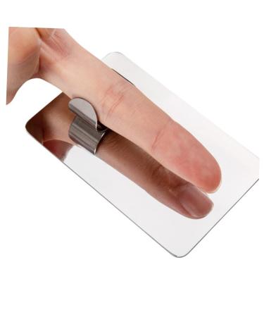 NOLITOY 4 Pcs Hand Palette Set | Nail Art Metal Manicure Tools & Gel Mixing Palette for Makeup & Cosmetics - Buy Online on SooperMarket.com