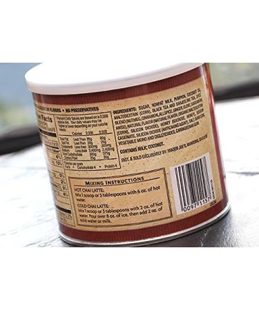 Trader Joe's Spicy Chai Latte Mix 10 oz - Exquisite Flavor Blend (1 Pack) - Buy Online on SooperMarket.com