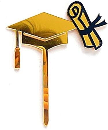 Graduation Cap Cake Topper Acrylic Pick Gift Son Daughter Classmate Friends Bachelor Cap Acrylic Cupcake Topper Graduation Cake Decoration - Buy Online on SooperMarket.com