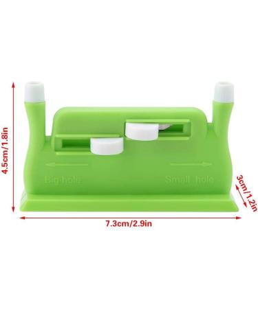 Desk Needle Threader - Automatic Double Needle Hand Threader in Green - Sewing Machine DIY Tool - Buy Online on SooperMarket.com