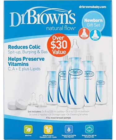 Dr Browns Standard Newborn Feeding Set- 5 Bottles