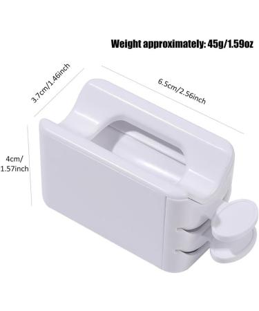 Dajidafu Nail Dip Container Nails Art Dipping Powder Holder Glitters Rhinestones Powders Storage Box Manicure Pedicure Accessory - Buy Online on SooperMarket.com
