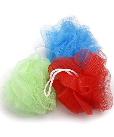 Bath Poufs Shower Sponge 10-Pack in Assorted Colors - Buy Online on SooperMarket.com