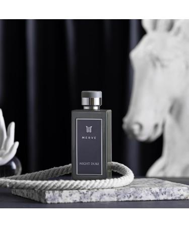 Merve Night Duke Premium Long Lasting Fragrance Luxury Scent For Men | Citrus Musk Amber - Buy Online on SooperMarket.com