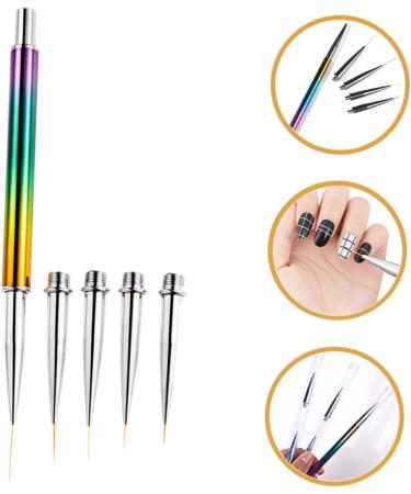 PLAFOPE 1 Set Nail Art Drawing Pen Thin Nail Art Brush Nail Painting Nail Art Pen Salon Nail Art Tools Nail Salon Manicure Drawing Tool Nail Art Supplies Manicure Liner Manicure Painting - Buy Online on SooperMarket.com