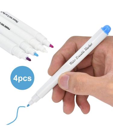 Biitfuu Disappearing Ink Fabric Marker - Temporary Auto-Vanishing Pen for Cloth Sewing - Buy Online on SooperMarket.com
