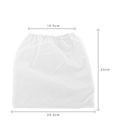 10 White Non-Woven Nail Art Dust Collector Pouches - Replacement Bags for Nail Equipment - Buy Online on SooperMarket.com