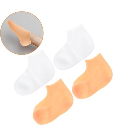 minkissy 2 Pairs Exfoliating Moisturizing Socks Ladies Socks Womans Socks Moisturizing Foot Covers Spa Socks Women Moisturizing Hydrating Socks Sebs Women's Night Use Moisturizing Lotion - Buy Online on SooperMarket.com