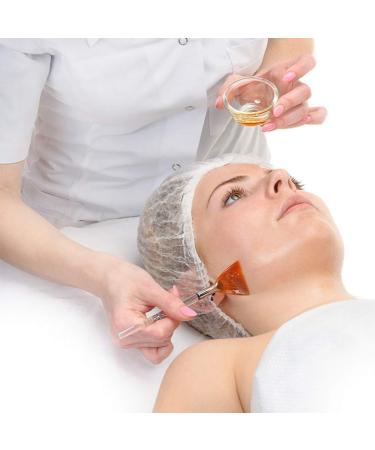 4 Pcs Soft Facial Applicator Brushes for Peel Glycolic Mask - Orange-White - Buy Online on SooperMarket.com